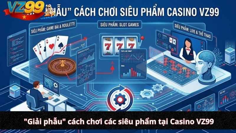 "Giải phẫu" cách chơi các siêu phẩm tại Casino VZ99